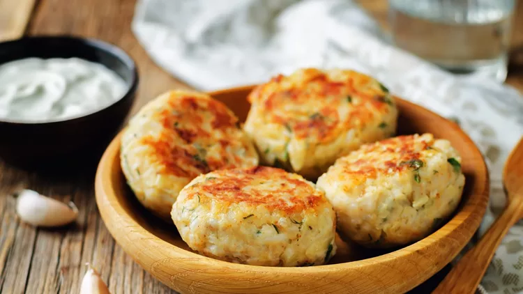 Chicken rice cabbage cutlets