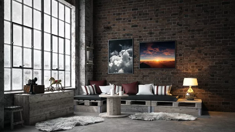 βιομηχανική διακόσμηση