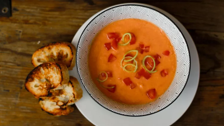 Purée de cuaresma - vegetable soup for Easter