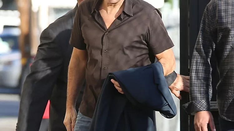 George Clooney arrives at Jimmy Kimmel LIVE taping in Hollywood, CA