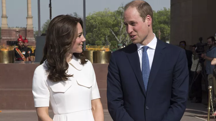 The Duke and Duchess of Cambridge visit India Gate