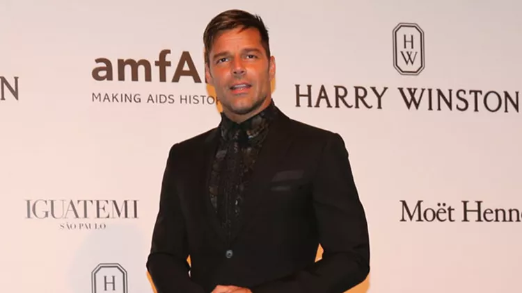 Ricky Martin and rumoured boryfried Jwan Josef at amfAR gala in Sao Paulo, Brazil