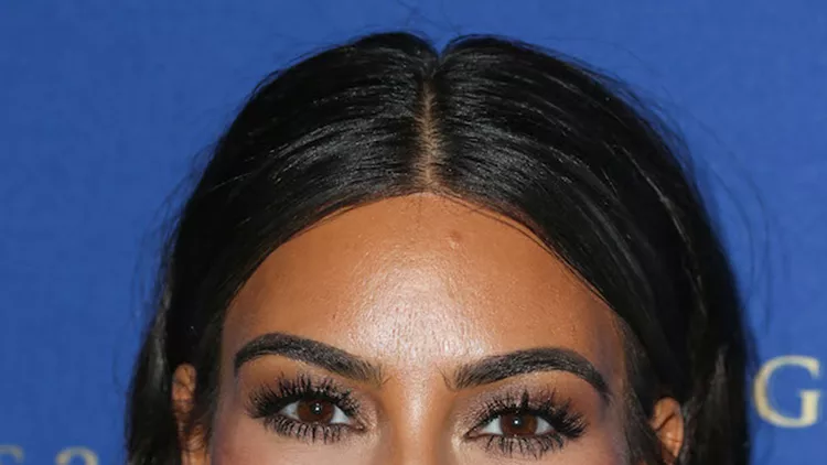 Kim Kardashian West arrives at the 3rd Anniversary Celebration of Hakkasan Las Vegas Nightclub