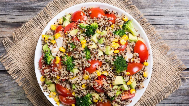 fresh quinoa salad