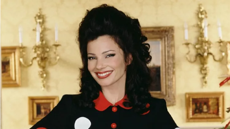 Fran-Drescher-The-Nanny-Polka-Dots