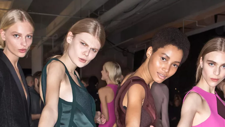 Backstage, winter 2016 - 2017, womenswear, New York, Boss Women