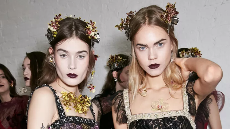 Backstage, winter 2016 - 2017, womenswear, New York, Rodarte