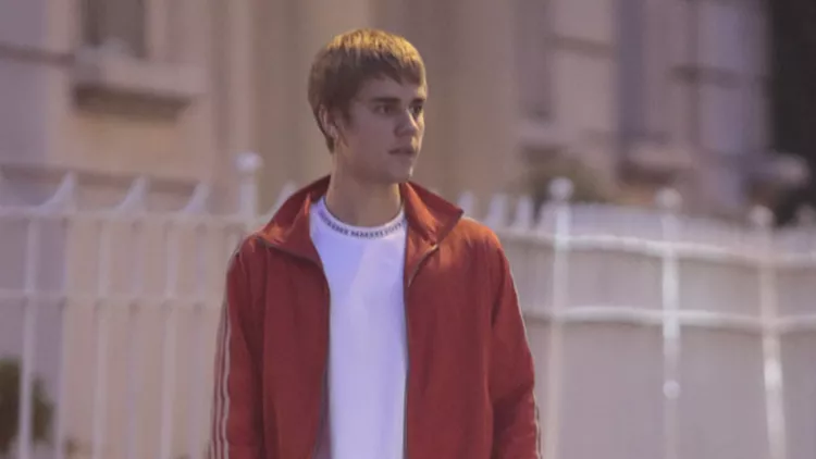 Justin Bieber greets fans in Barcelona.