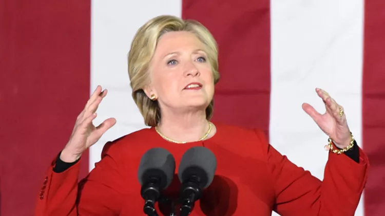 Hillary Clinton at the 'Get Out The Vote' Rally