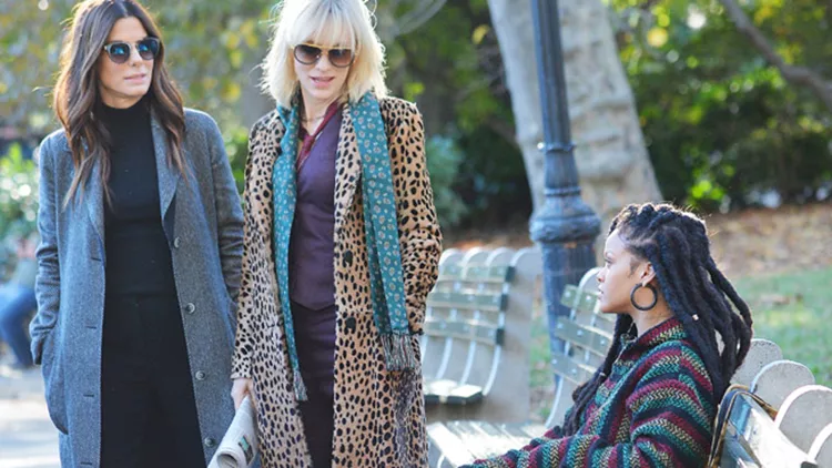 Cate Blanchett, Rihanna and Sandra Bullock film "Ocean's 8" in Central Park, NYC