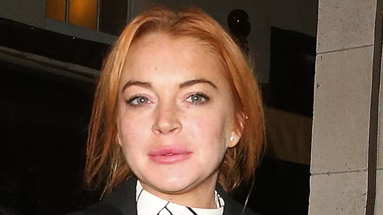 Lindsay Lohan seen leaving Loulou's Private Members Club at 3.30am in London