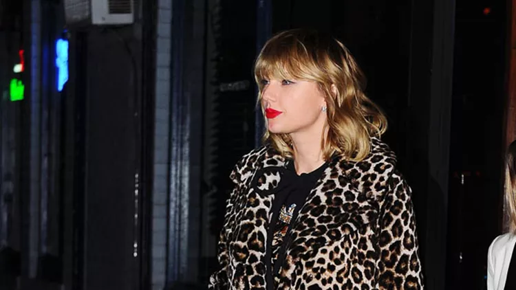 Taylor Swift steps out after celebrating a celebrity friend's 20th birthday at 'Carbone' restaurant in New York City