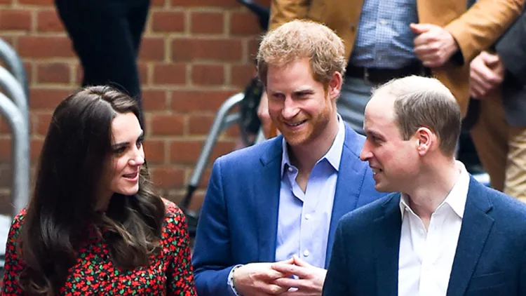 William &amp; Kate The Duke &amp; Duchess Of Cambridge join Prince Harry and visit The Harrow Club in London