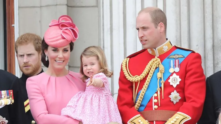 The Royal family gathered on the palace balcony to greet the thousands of people who turned up to watch the ceremony