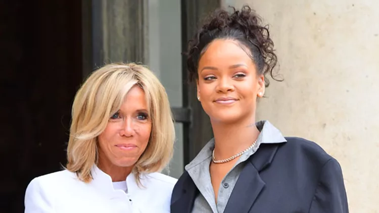 Brigitte Macron Receives Rihanna - Paris