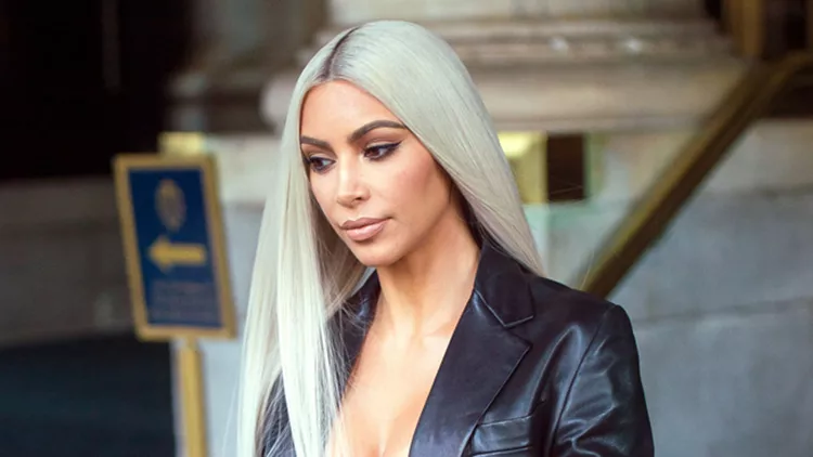 Kim Kardashian wears a daring sheer leather outfit when out and about in New York