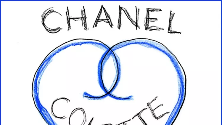 CHANEL at colette - sketch by Karl Lagerfeld copy