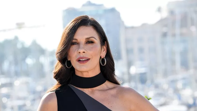 Catherine Zeta-Jones for the TV show 'Cocaine Godmother' during the MIPCOM in Cannes