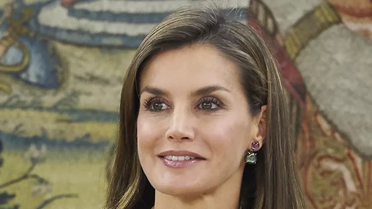 Queen Letizia of Spain attends audiences at Zarzuela Palace in Madrid