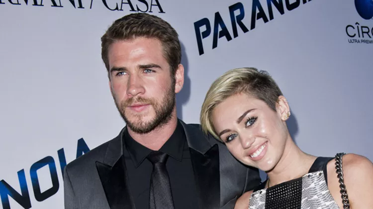 Liam Hemsworth and Miley Cyrus