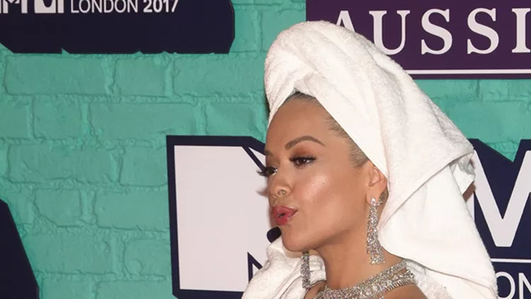 Rita Ora attends the MTV EMAs 2017 in London