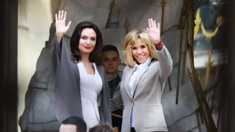 Angelina Jolie Brigitte Macron
