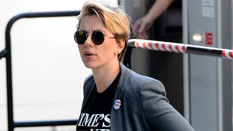 Scarlett Johansson Attends The Los Angeles Womens March