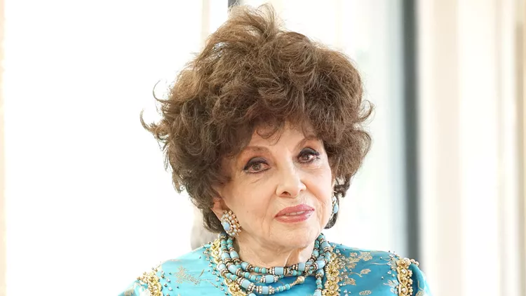 Gina Lollobrigida is honored with a star on the Hollywood Walk of Fame