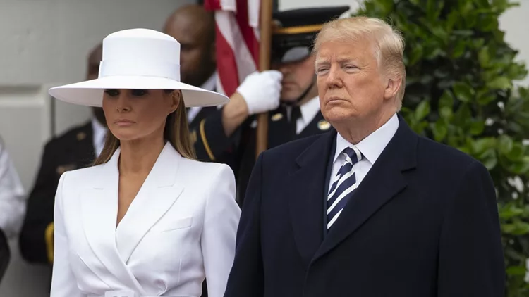 United States President Donald J. Trump and first lady of the United States Melania Trump