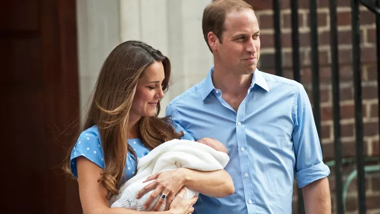 The Birth of Prince George in London