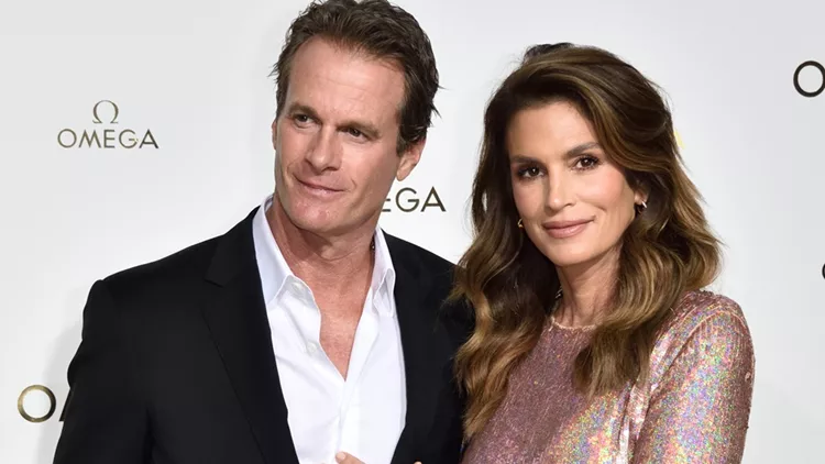 Rande Gerber and Cindy Crawford