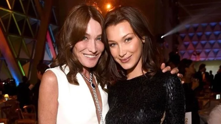 Carla Bruni Bella Hadid