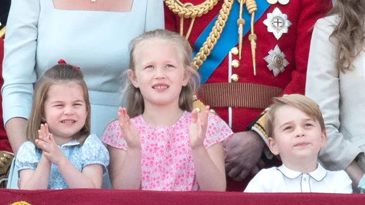 Πριγκίπισσα Charlotte, Savannah Phillips και Πρίγκιπας George