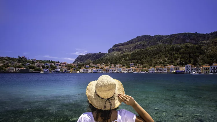 Travel to Greek Island