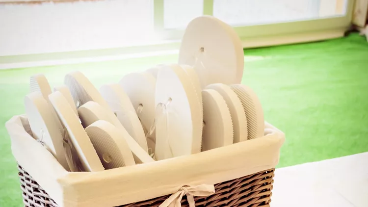Wedding flip flops