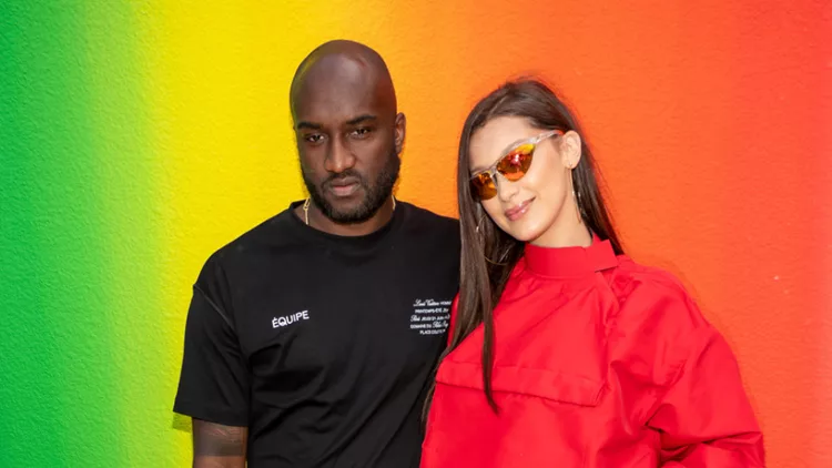 virgil abloh, bella hadid