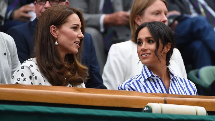 Wimbledon - Duchess Of Cambridge And Duchess Of Sussex