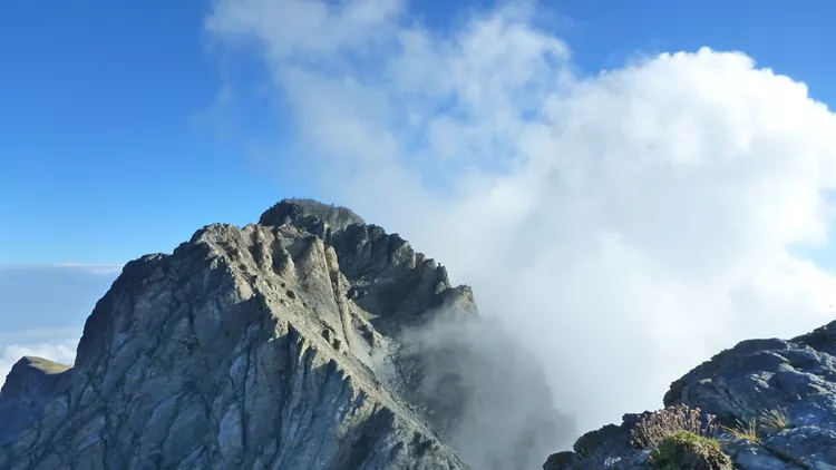 Mytikas, Mt Olympus, Greece in early morning