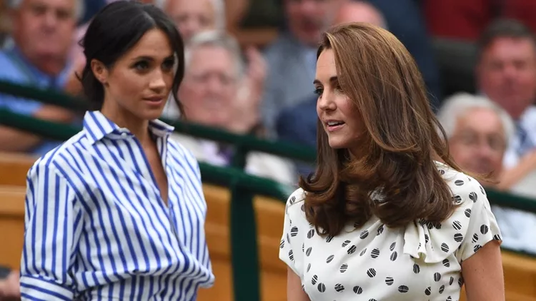 Meghan Markle and Kate Middleton at Wimbledon