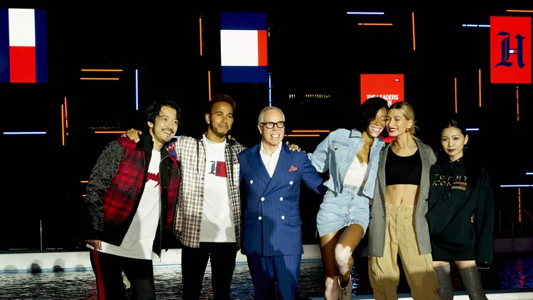 Nobu, Lewis Hamilton, Tommy Hilfiger, Winnie Harlow,Hailey Baldwin and Fumi.jpg 2