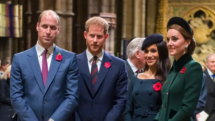 Kate Middleton Meghan Markle Πρίγκιπας Harry Πρίγκιπας William Royal Fab Four παλάτι