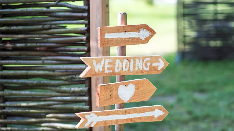 Signs to a wedding