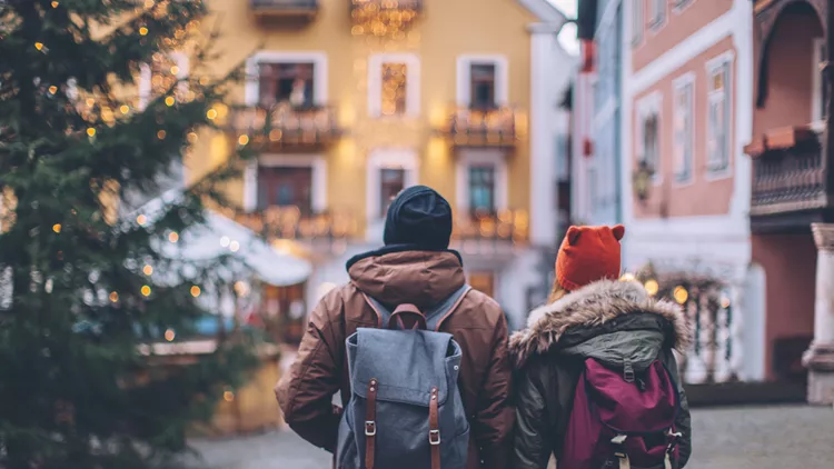 Christmas at mountain village