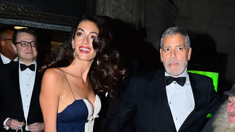 Amal Clooney And George Clooney Are all Smiles As They Leave The United Nations Correspondence Association Dinner In NYC