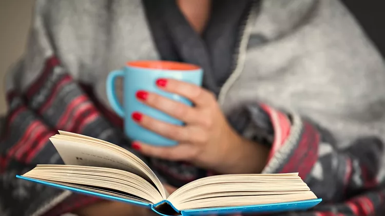 woman reading