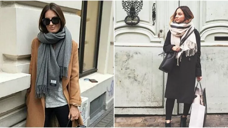 μακρύ κασκόλ