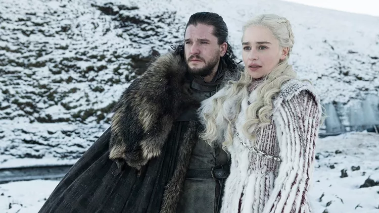Game of Thrones Ο Kit Harington ως Jon Snow & η Emilia Clarke ως Daenerys Targaryen