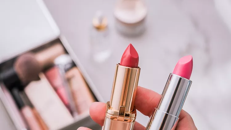 Set of decorative cosmetic.