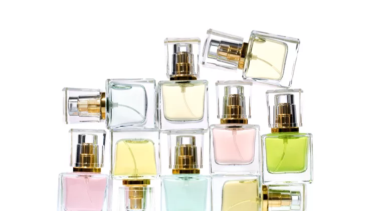 Bottles of perfume