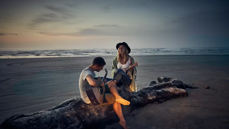Melodic moments at sunset